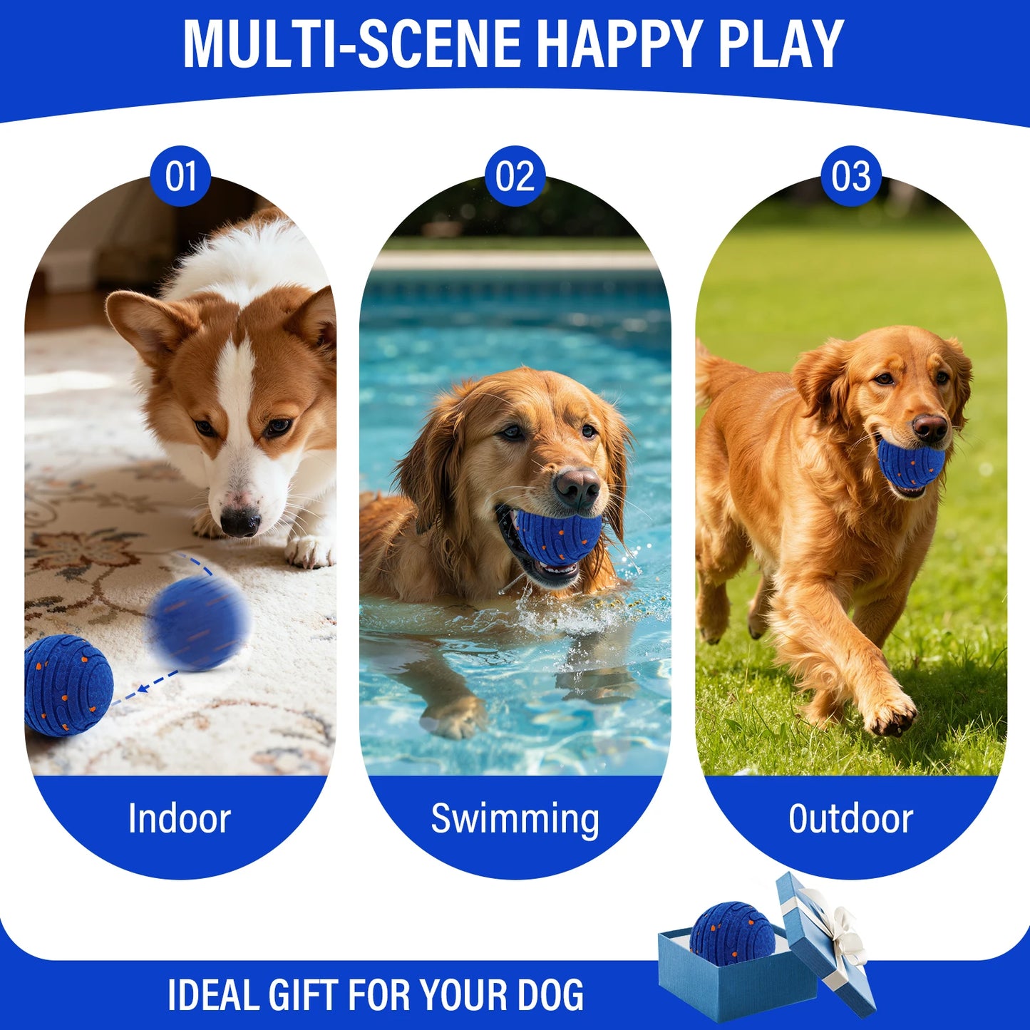 water resistant dog toy ball for pets