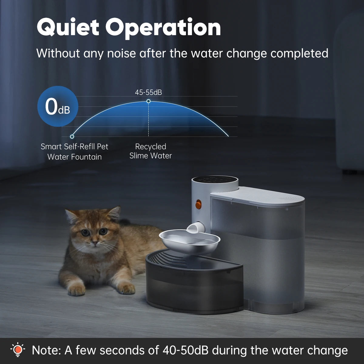 stainless steel cat drinking bowl automatic water dispenser