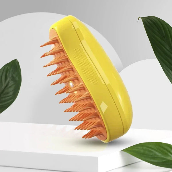 Steam Pet Grooming Brush – 3-in-1 Rechargeable Deshedding & Massage Brush for Cats & Dogs