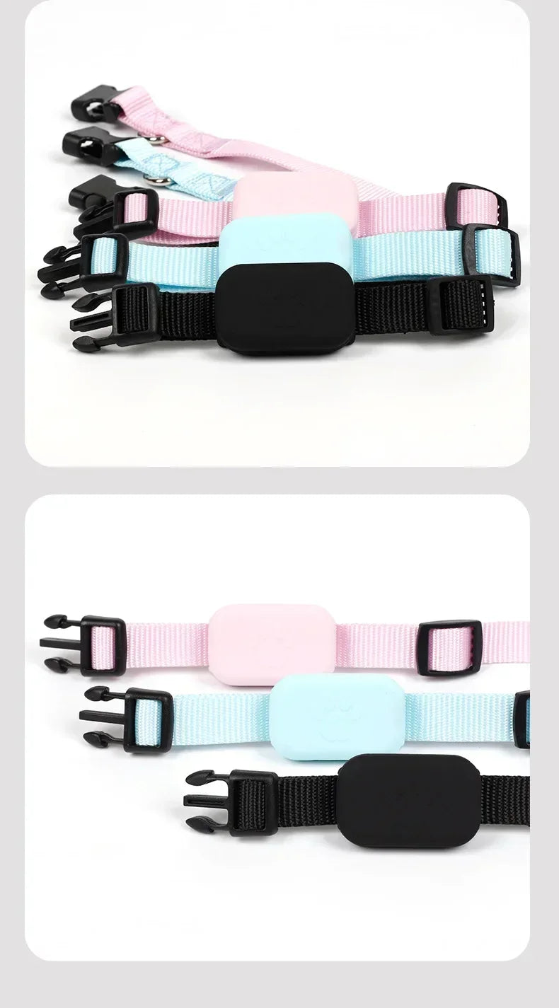 Mini GPS Pet Tracker Collar – Waterproof Anti-Lost Locator for Cats & Puppies