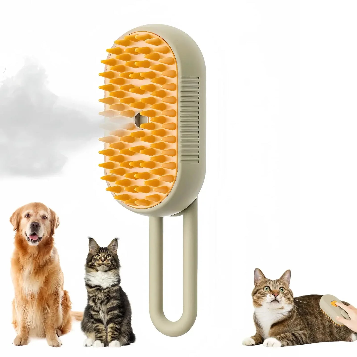 3-in-1 Pet Spray & Massage Grooming Brush