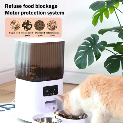 5L WiFi Smart Pet Feeder with HD Camera – Automatic Dog &amp; Cat Food Dispenser