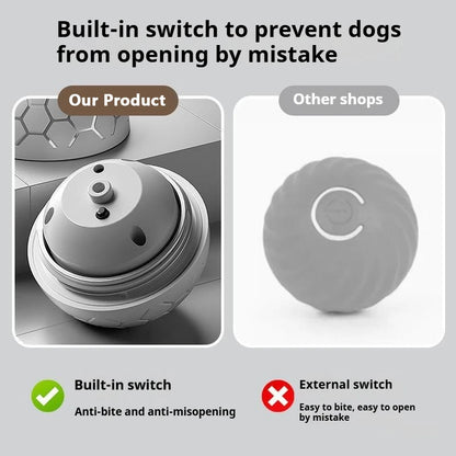 Interactive Smart Dog Toy Ball – Automatic Rolling & Bouncing LED Ball for Dogs & Cats