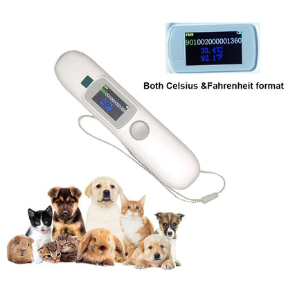 FDX-B animal microchip scanner with colour screen