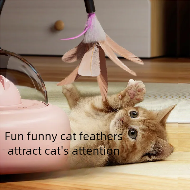 indoor cat exercise toy automatic teaser