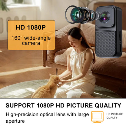 HD 1080P pet collar camera for cats and dogs