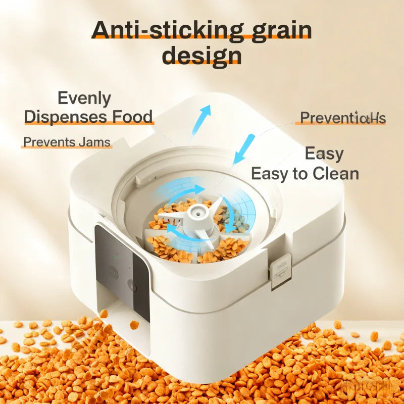 automatic pet feeder portion control
