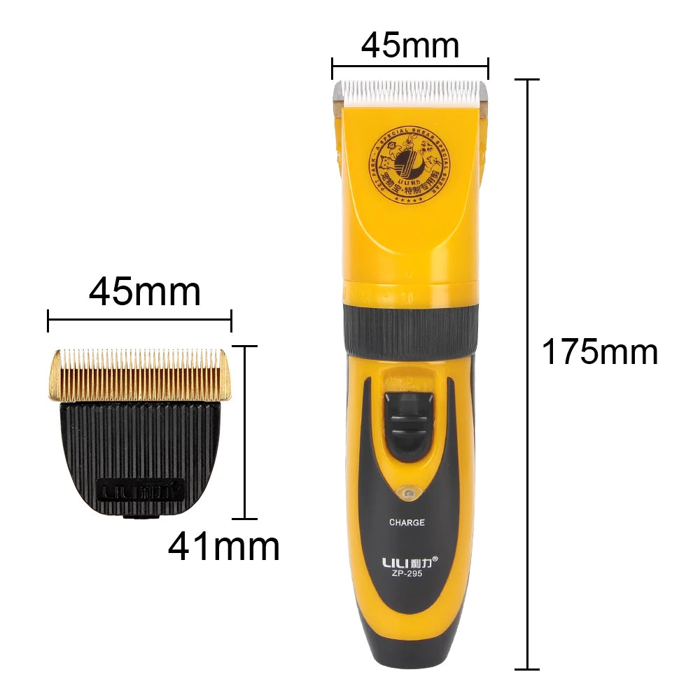 rechargeable pet grooming kit for home use