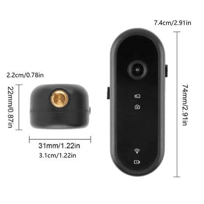 pet sports camera with wide angle lens