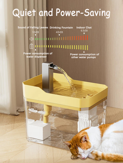 1.5L cat water fountain hydration system