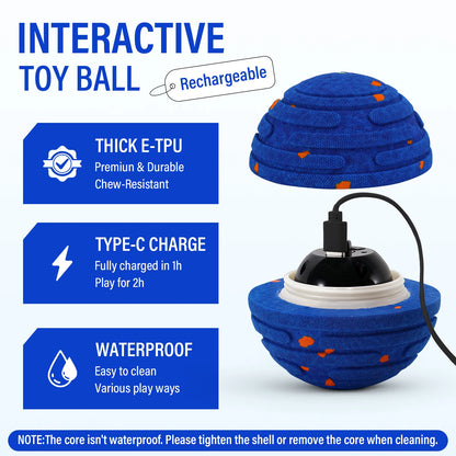 rechargeable dog toy ball for small dogs