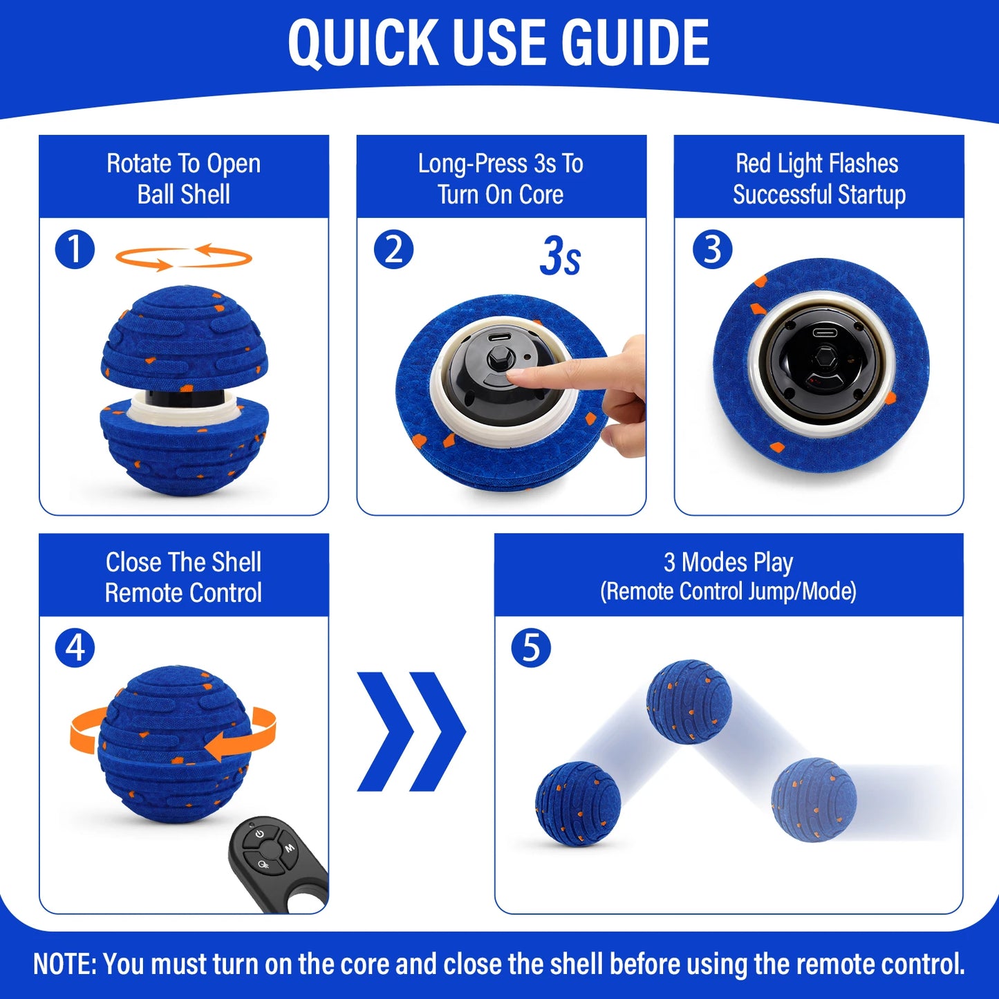 rechargeable pet toy ball 