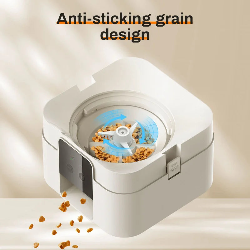 smart cat feeder remote control feeding