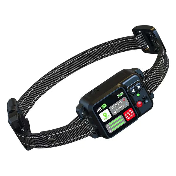 Tailbourne smart GPS wireless dog fence collar for safe outdoor dog containment