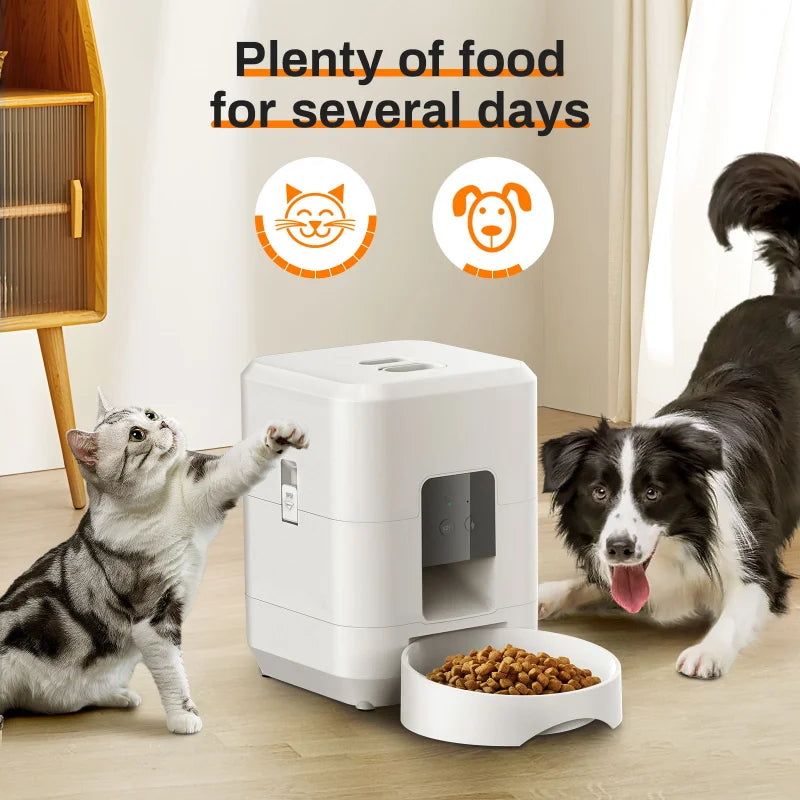 2L cat and dog food dispenser automatic